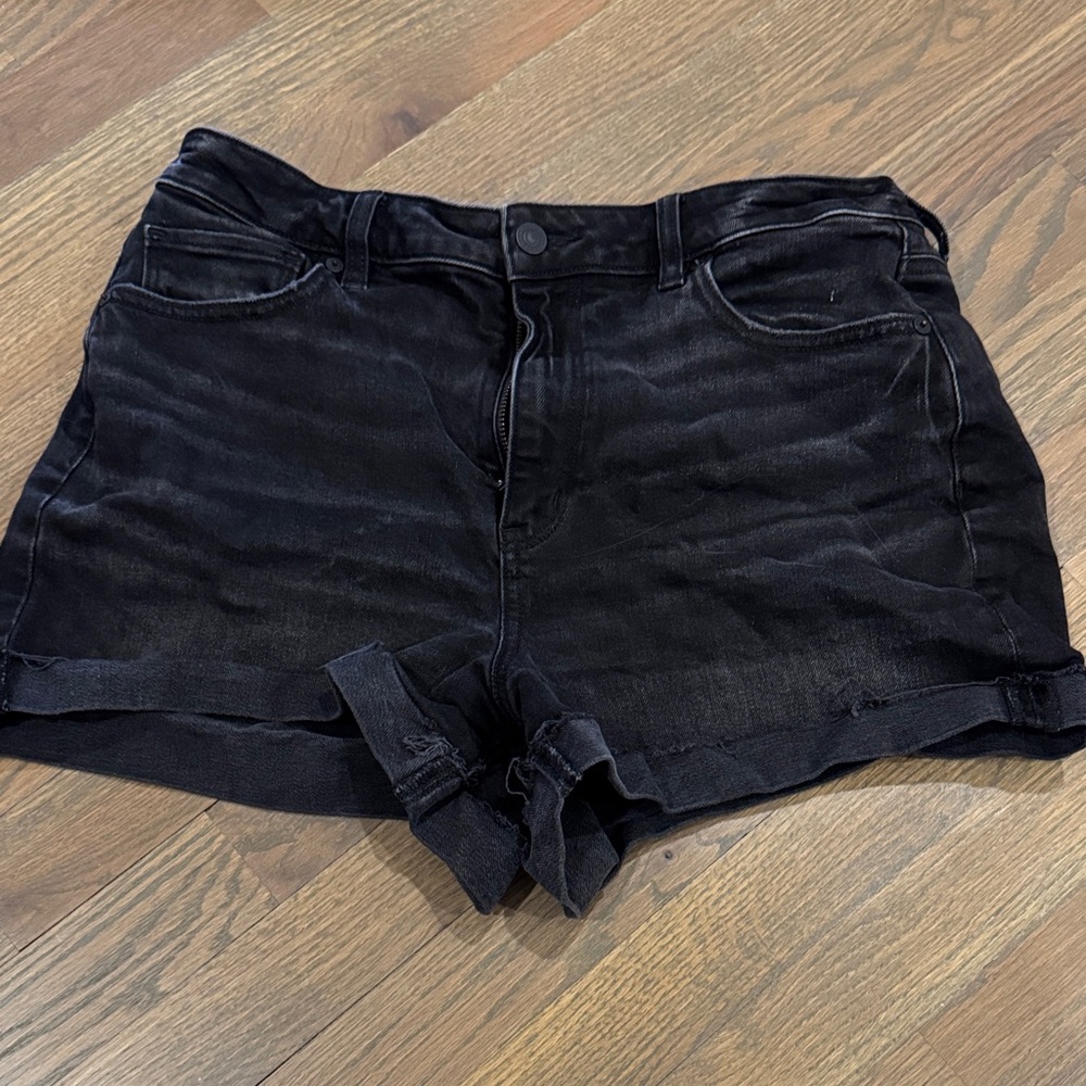 American Eagle Outfitters Black Jean Shorts
